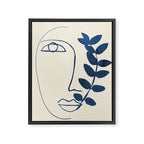 Abstract Face 5 Framed Canvas Print Gallery Image 6