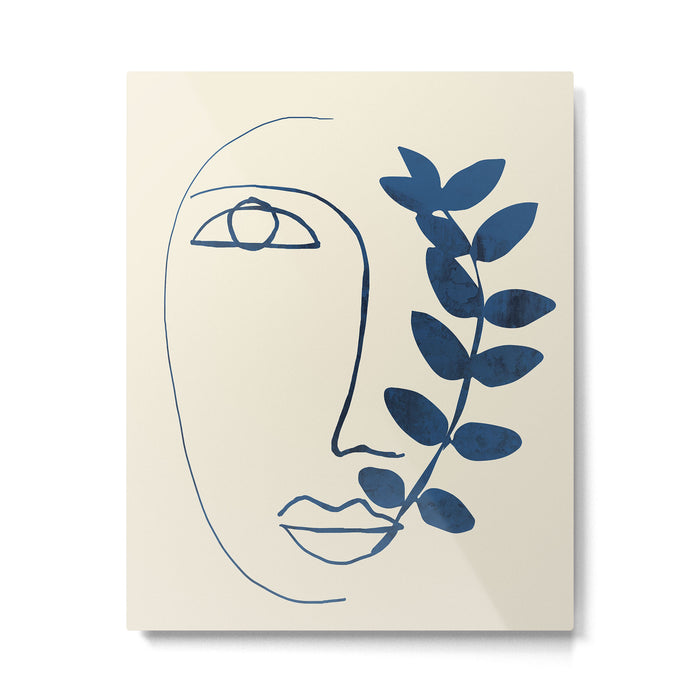 Abstract Face 5 Metal Print Gallery Image 1