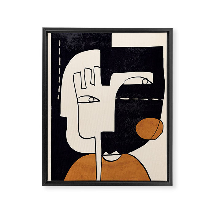 Abstract Face 55 Framed Canvas Print Gallery Image 1