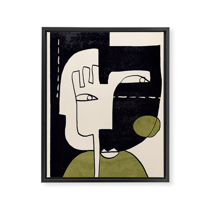 Abstract Face 55/2 Framed Canvas Print Gallery Image 6
