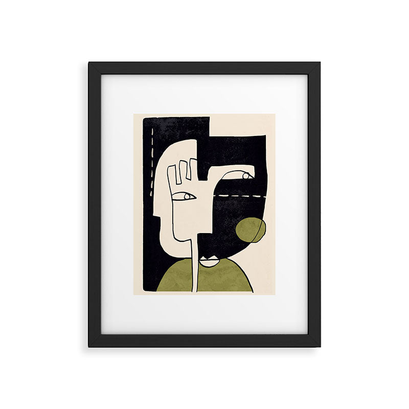 Abstract Face 55/2 Framed Art Print Gallery Image 5
