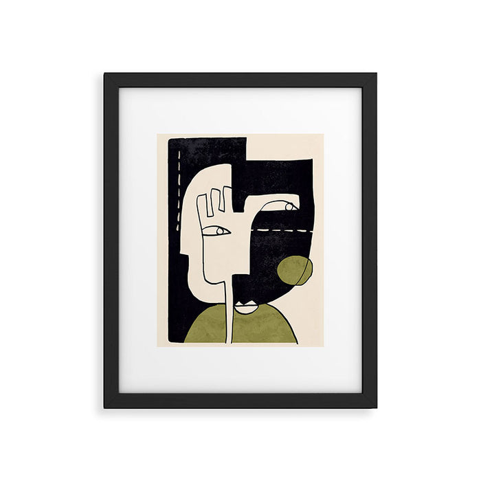 Abstract Face 55/2 Framed Art Print Gallery Image 1