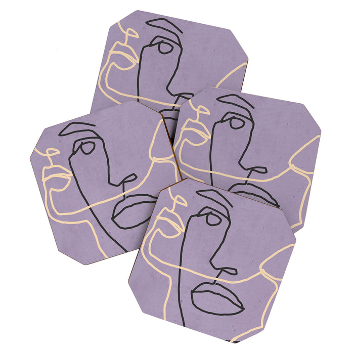 Abstract Face 6/1 Coaster Gallery Image 1
