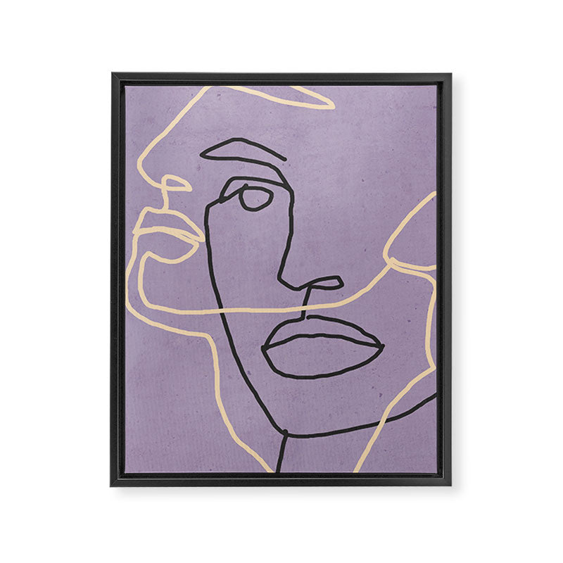 Abstract Face 6/1 Framed Canvas Print Gallery Image 6