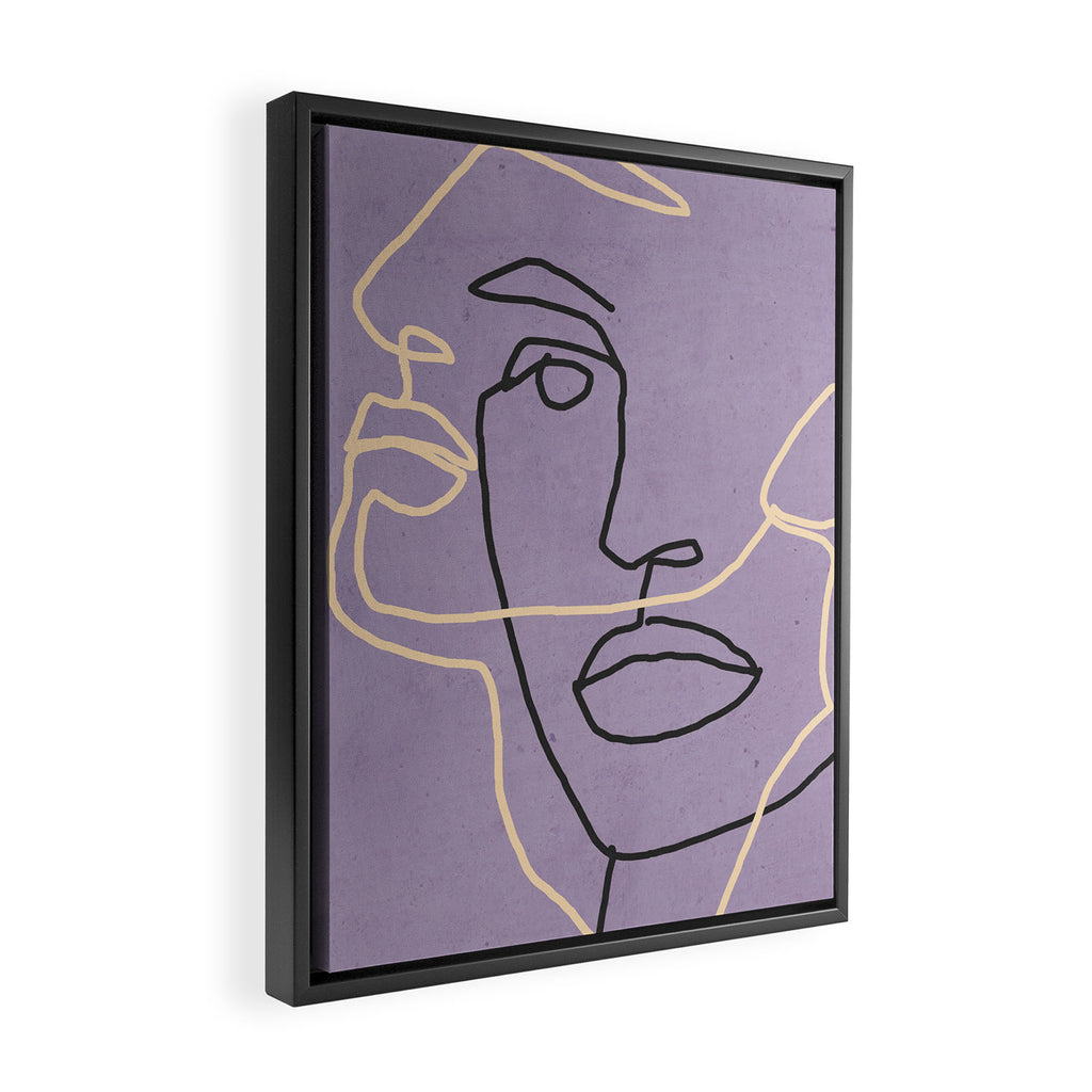 Abstract Face 6/1 Framed Canvas Print Gallery Image 2
