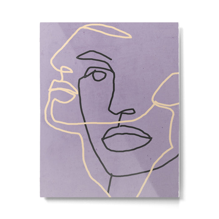 Abstract Face 6/1 Metal Print Gallery Image 1