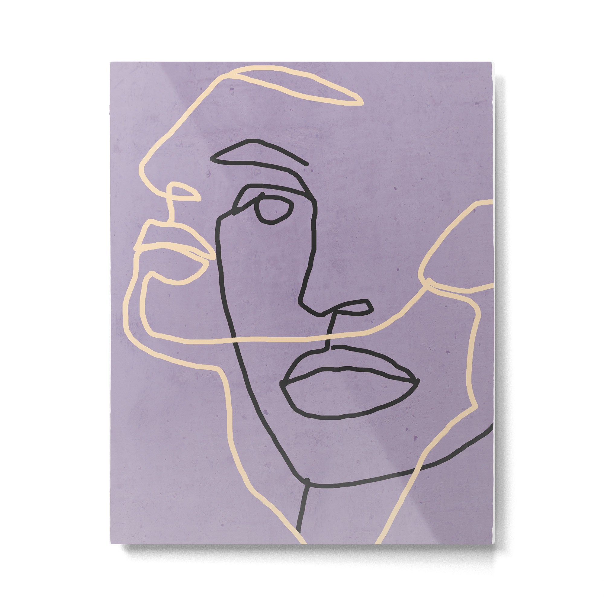 Abstract Face 6/1 Metal Print Gallery Image 4