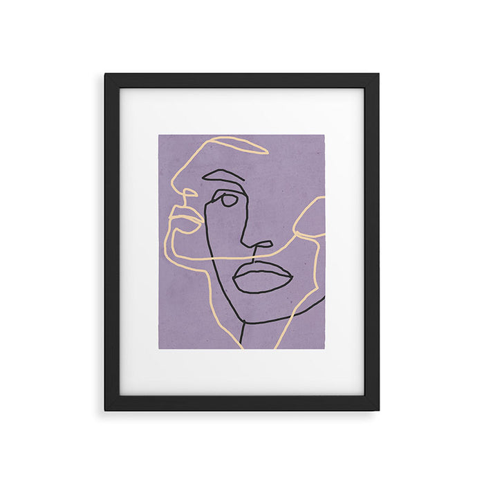 Abstract Face 6/1 Framed Art Print Gallery Image 1