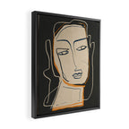 Abstract Face 63 Framed Canvas Print Gallery Image 2