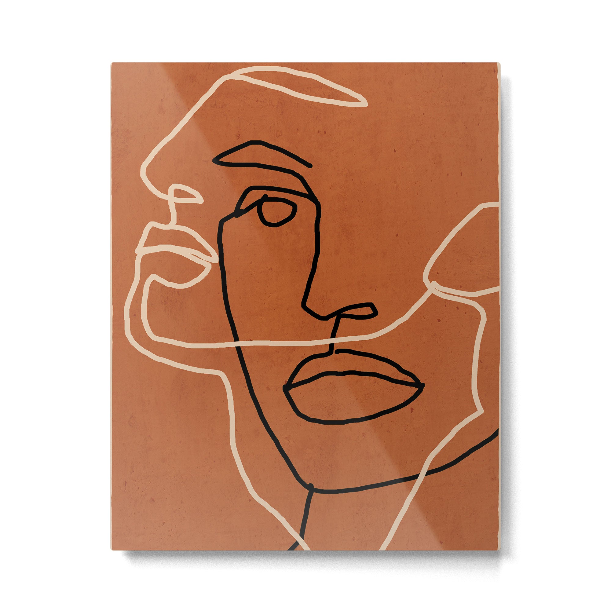 Abstract Face 6/3 Metal Print Gallery Image 4