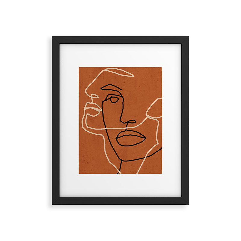 Abstract Face 6/3 Framed Art Print Gallery Image 5