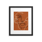Abstract Face 6/3 Framed Art Print Gallery Image 5