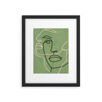 Abstract Face 6/4 Framed Art Print Gallery Image 5