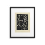 Abstract Face 89 Framed Art Print Gallery Image 5