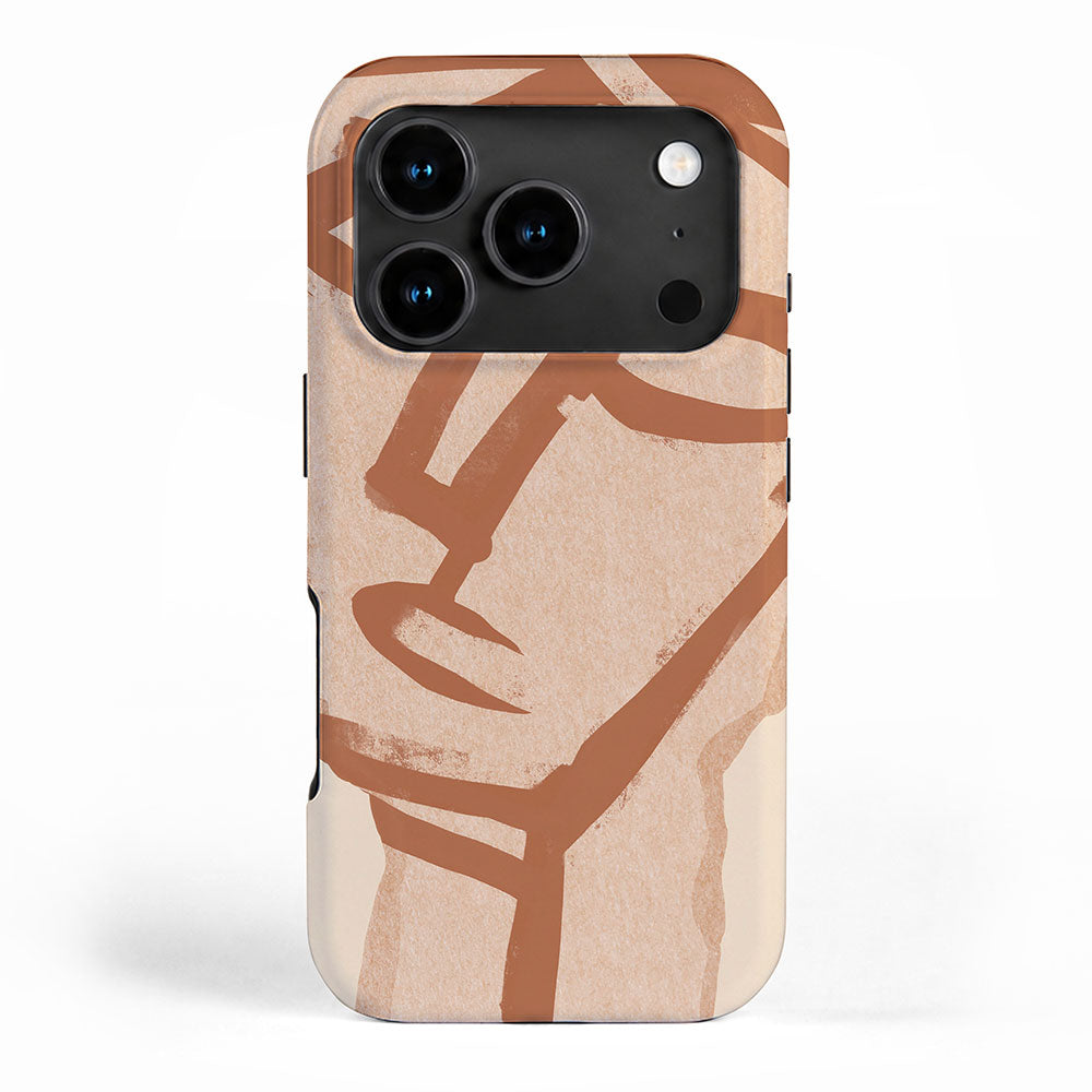 Abstract Face 90 iPhone Case Gallery Image 1