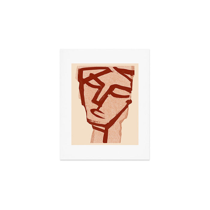 Abstract Face 91 Art Print Gallery Image 1