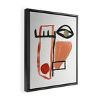 Abstract Face Framed Canvas Print Gallery Image 2