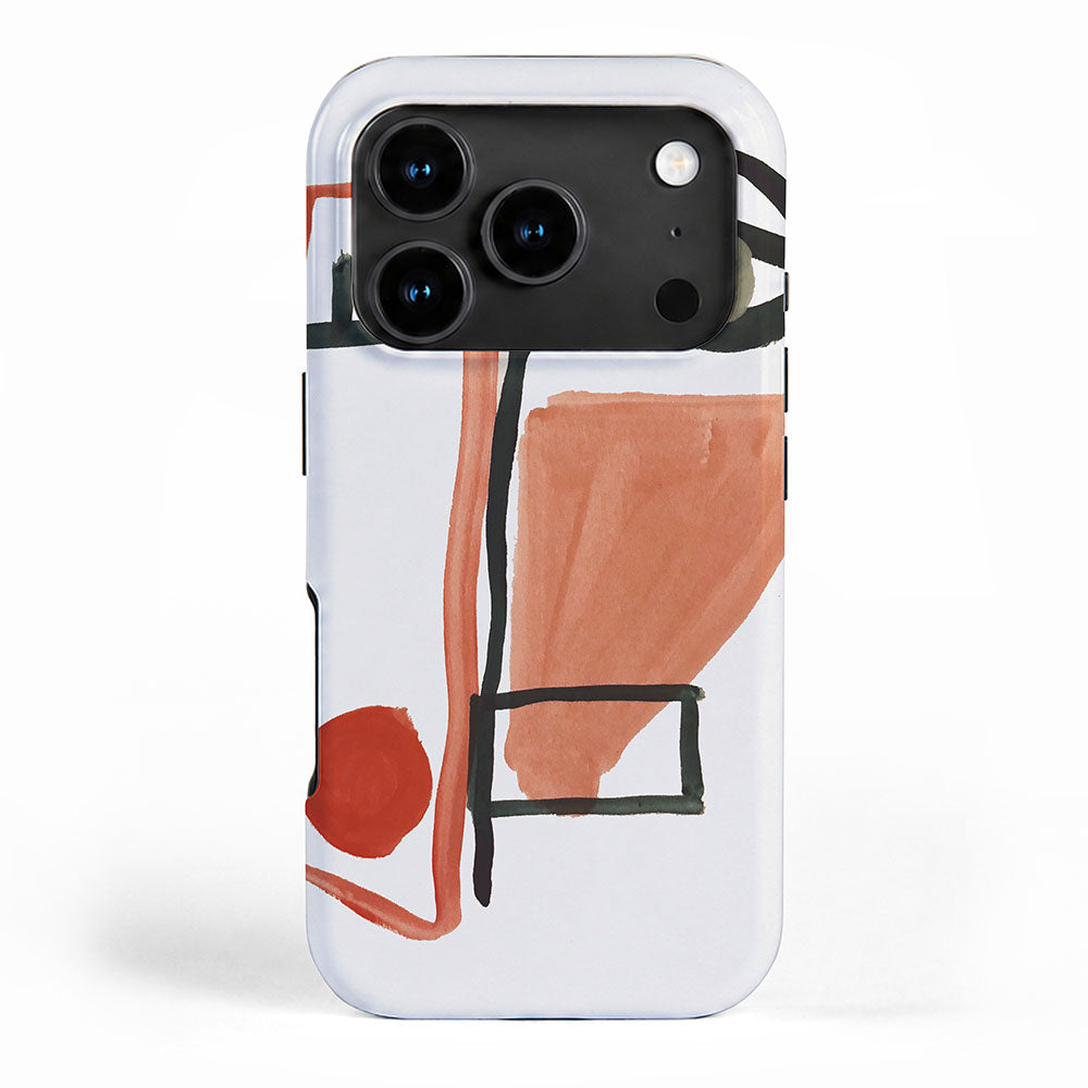 Abstract Face iPhone Case Gallery Image 1