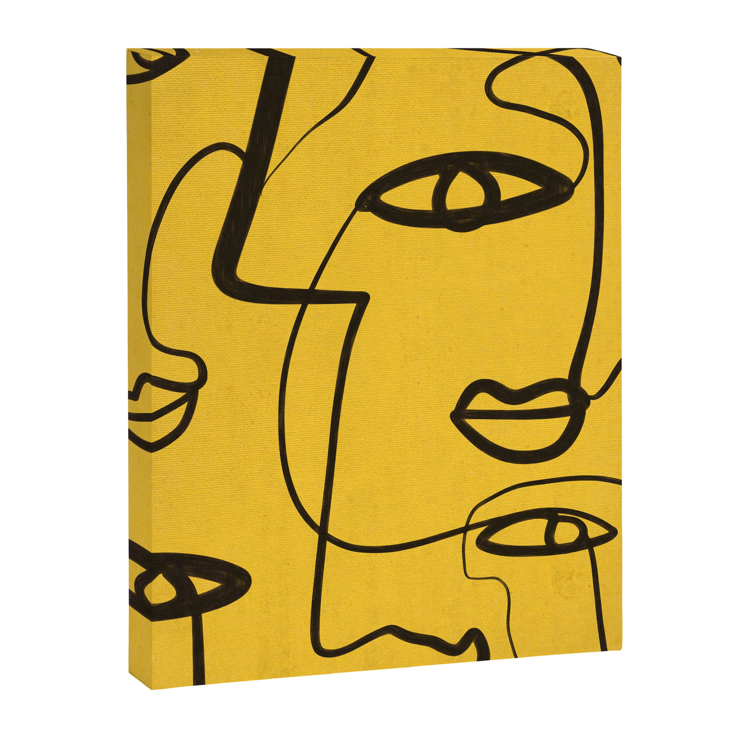 Abstract Faces 4 Canvas Print Gallery Image 6