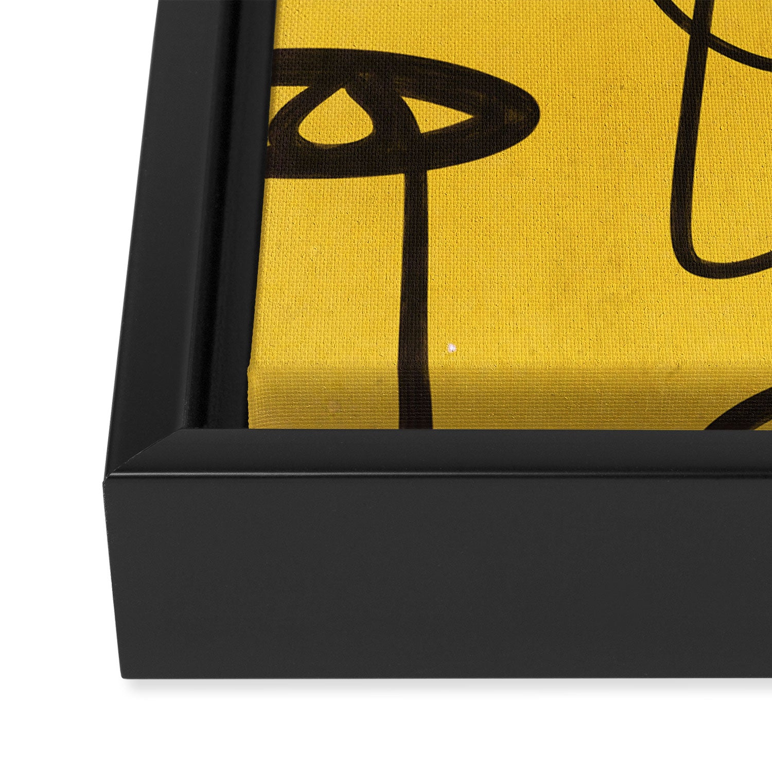 Abstract Faces 4 Framed Canvas Print Gallery Image 3