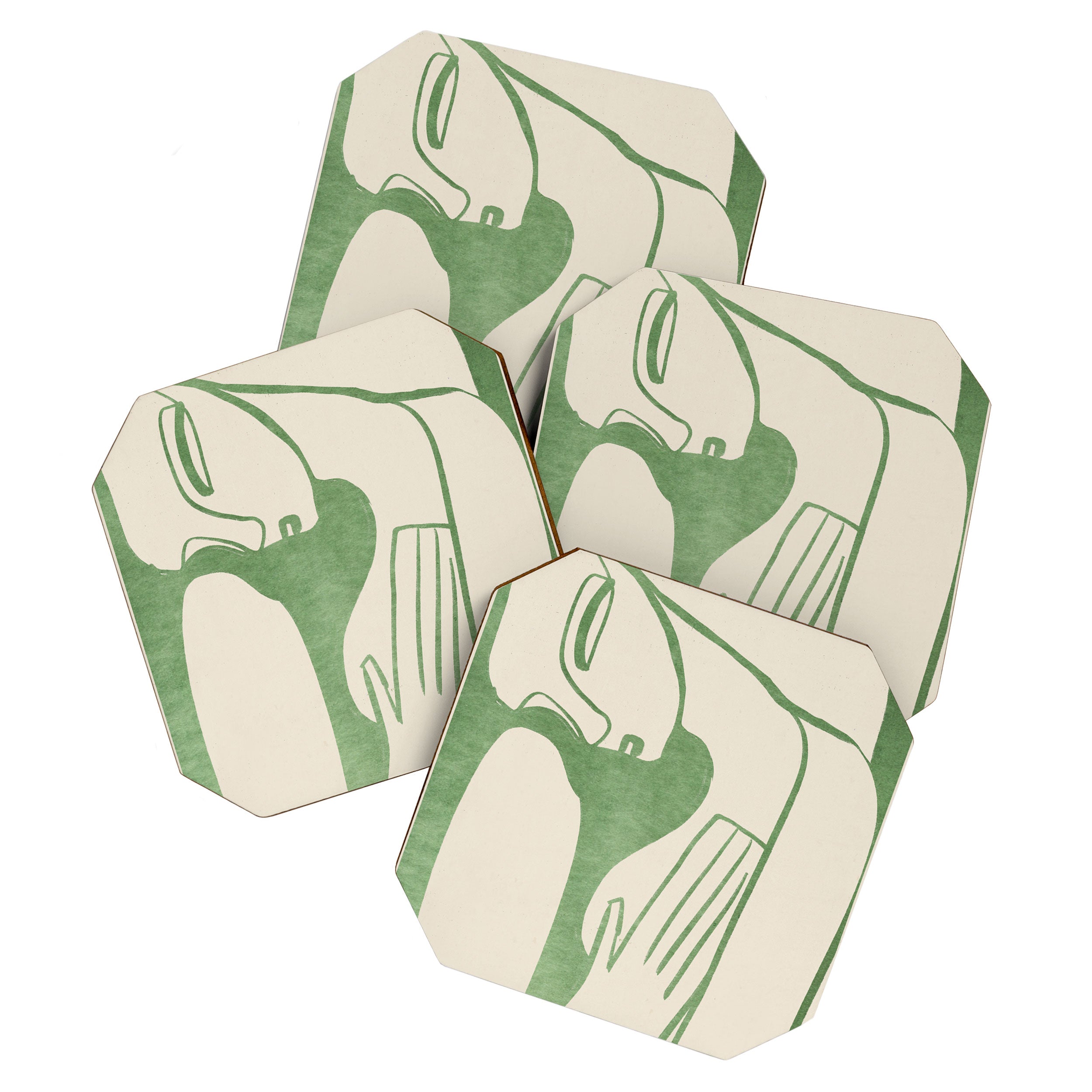 Abstract Female Figure 21 Coaster Gallery Image 1