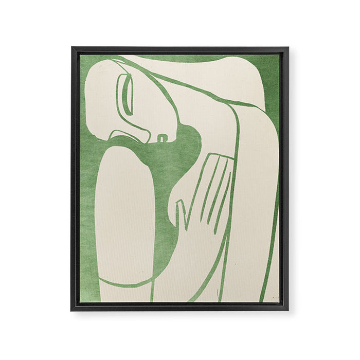 Abstract Female Figure 21 Framed Canvas Print Gallery Image 1