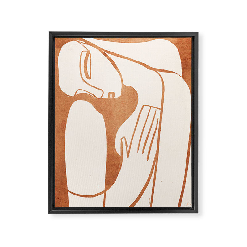 Abstract Female Figure 23 Framed Canvas Print Gallery Image 6