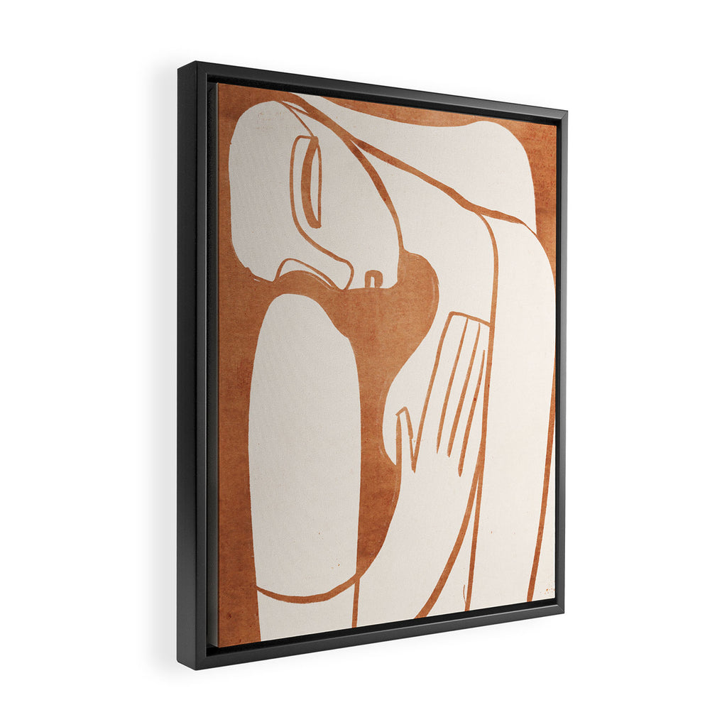 Abstract Female Figure 23 Framed Canvas Print Gallery Image 2