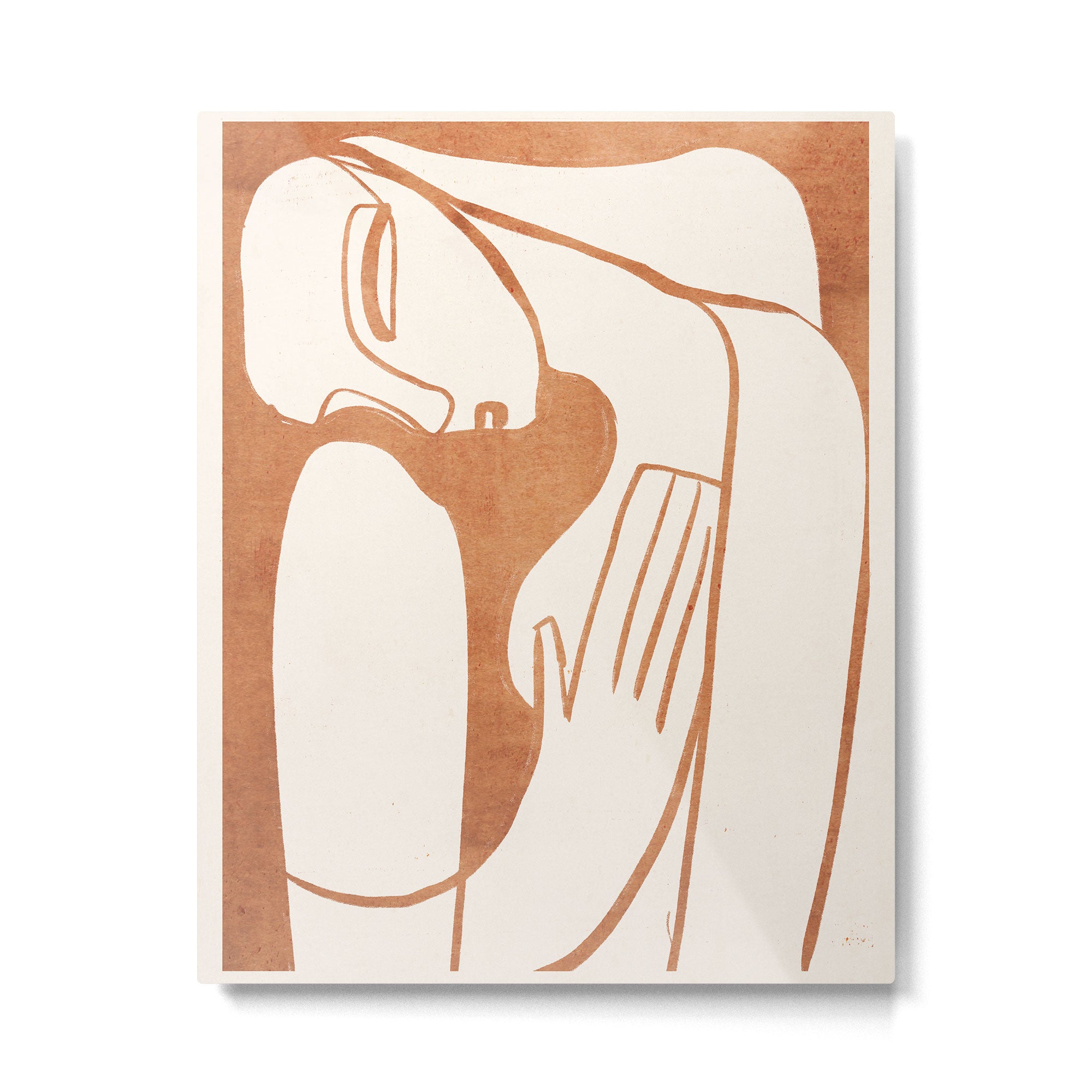 Abstract Female Figure 23 Metal Print Gallery Image 4