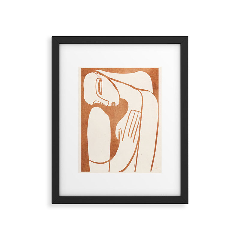 Abstract Female Figure 23 Framed Art Print Gallery Image 5