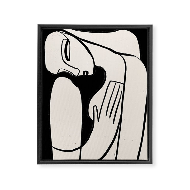 Abstract Female Figure 24 Framed Canvas Print Gallery Image 6