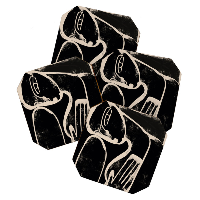 Abstract Female Figure 35 Coaster Gallery Image 1