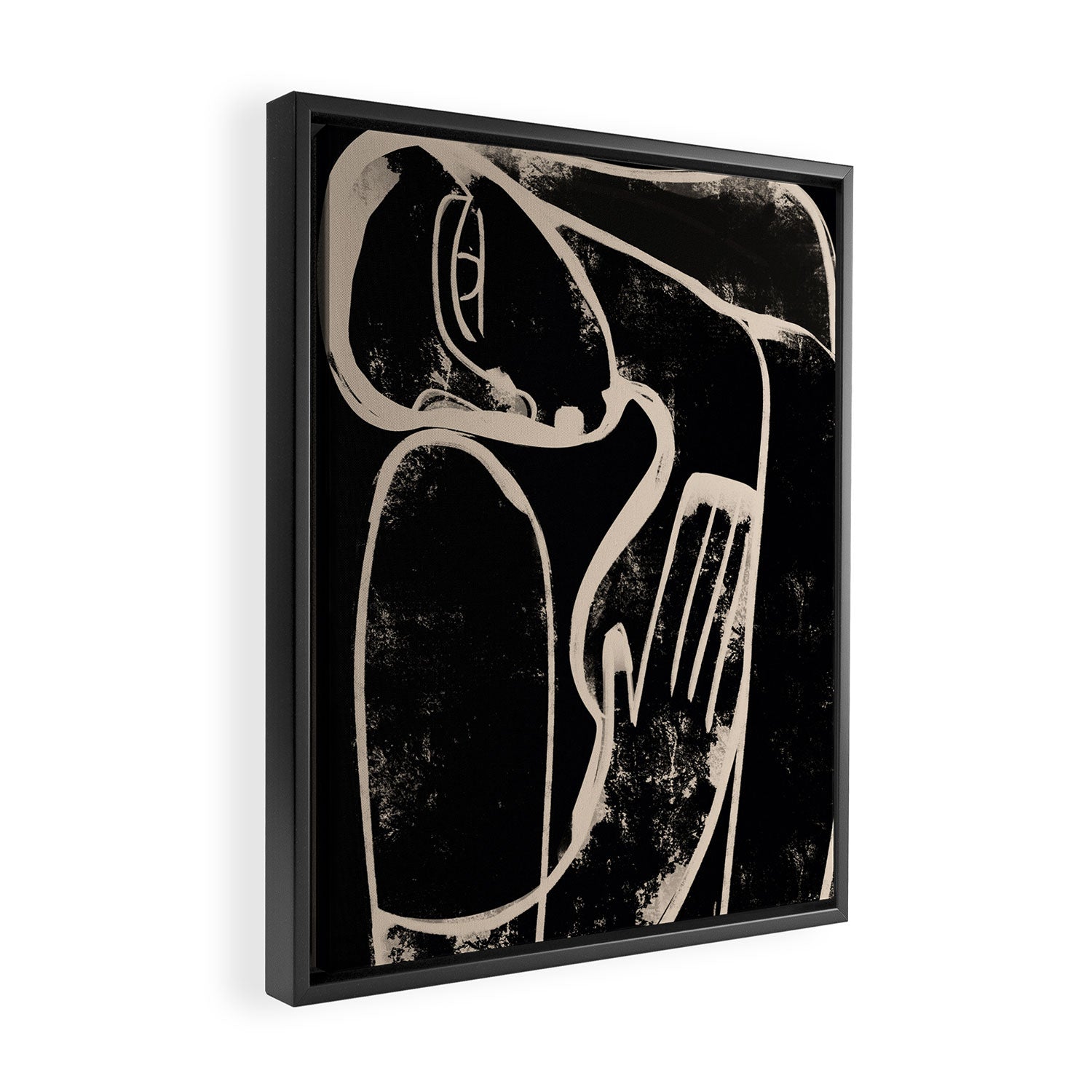Abstract Female Figure 35 Framed Canvas Print Gallery Image 2