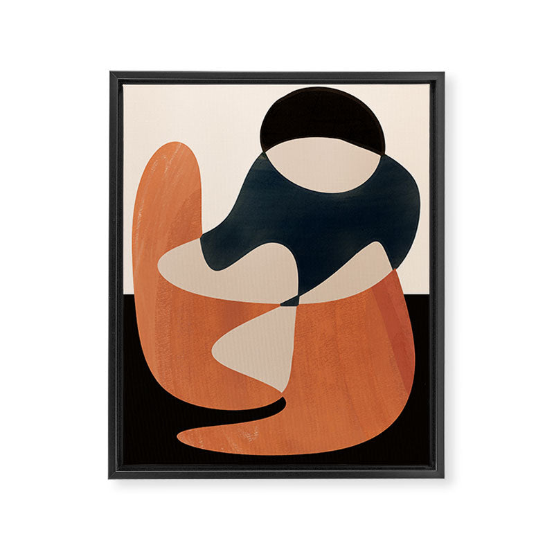 Abstract Figure 4 Framed Canvas Print Gallery Image 6