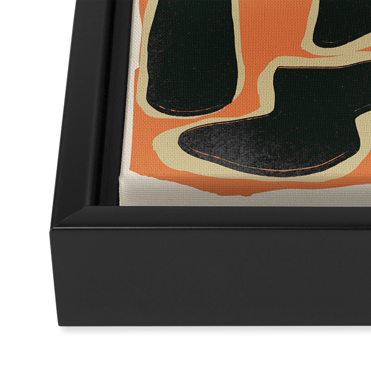 Abstract Figure 5 Framed Canvas Print Gallery Image 3
