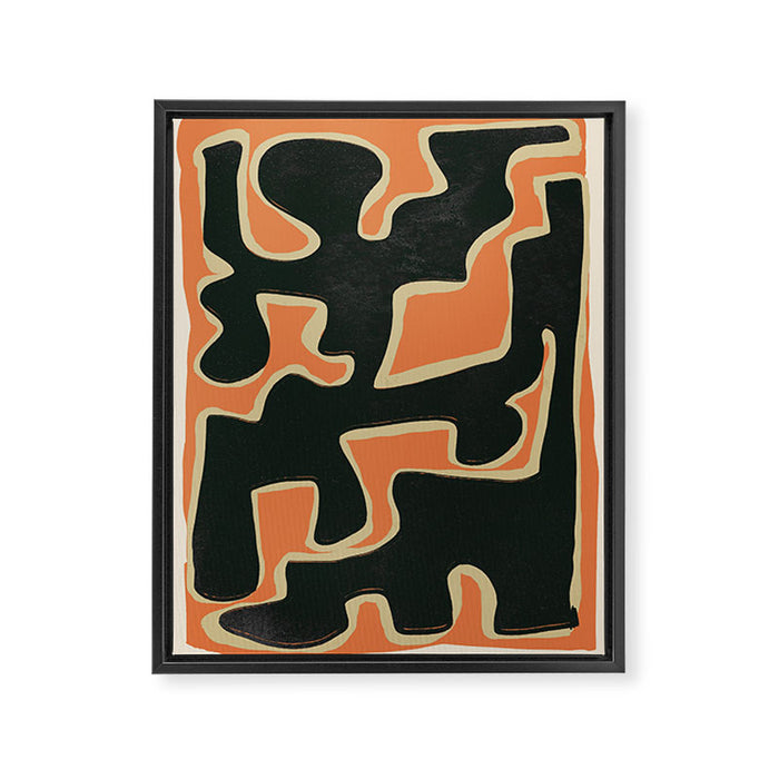 Abstract Figure 5 Framed Canvas Print Gallery Image 1