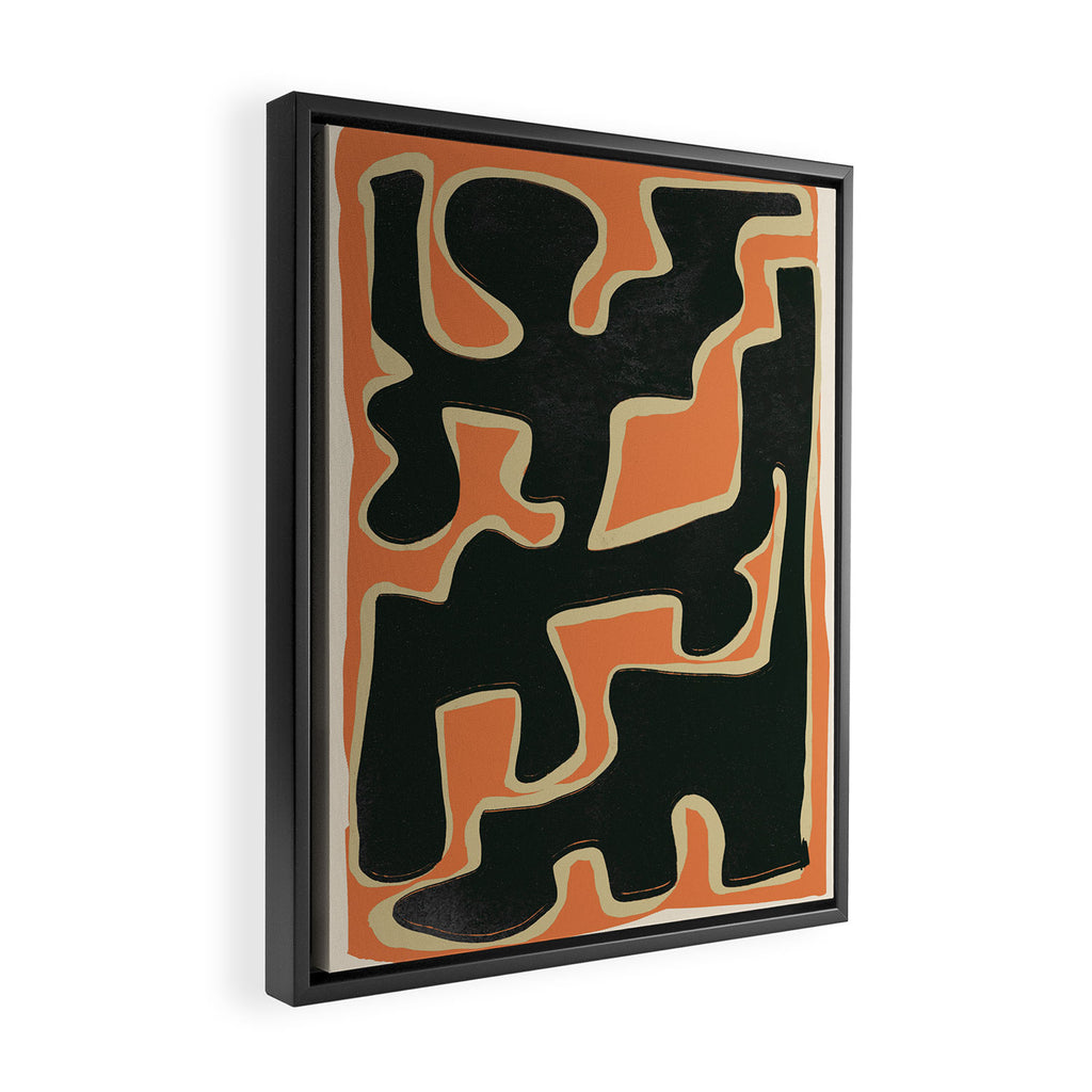Abstract Figure 5 Framed Canvas Print Gallery Image 2