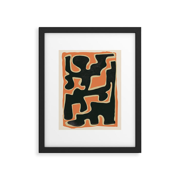Abstract Figure 5 Framed Art Print Gallery Image 1