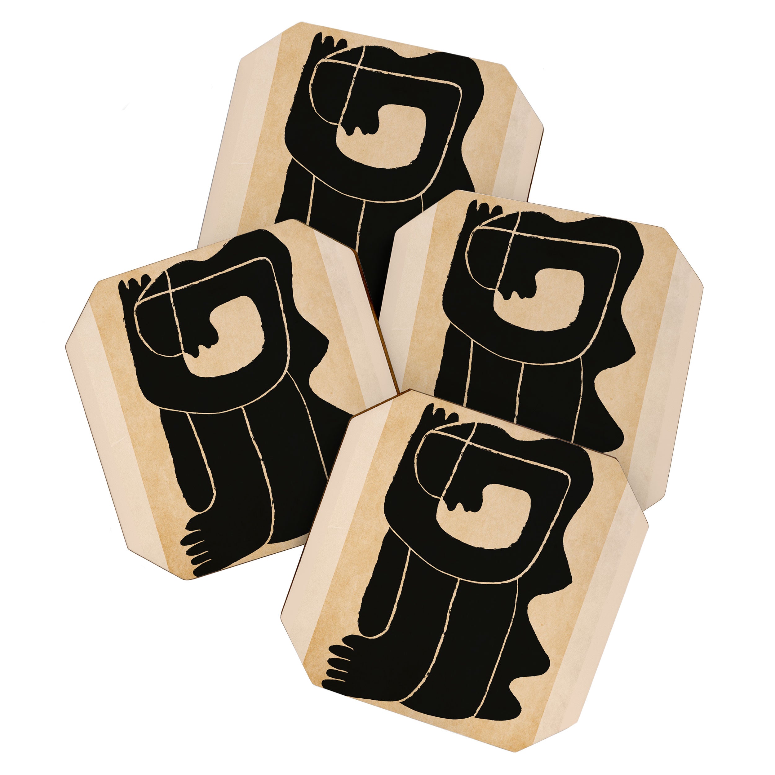 Abstract Figure  Coaster Gallery Image 1