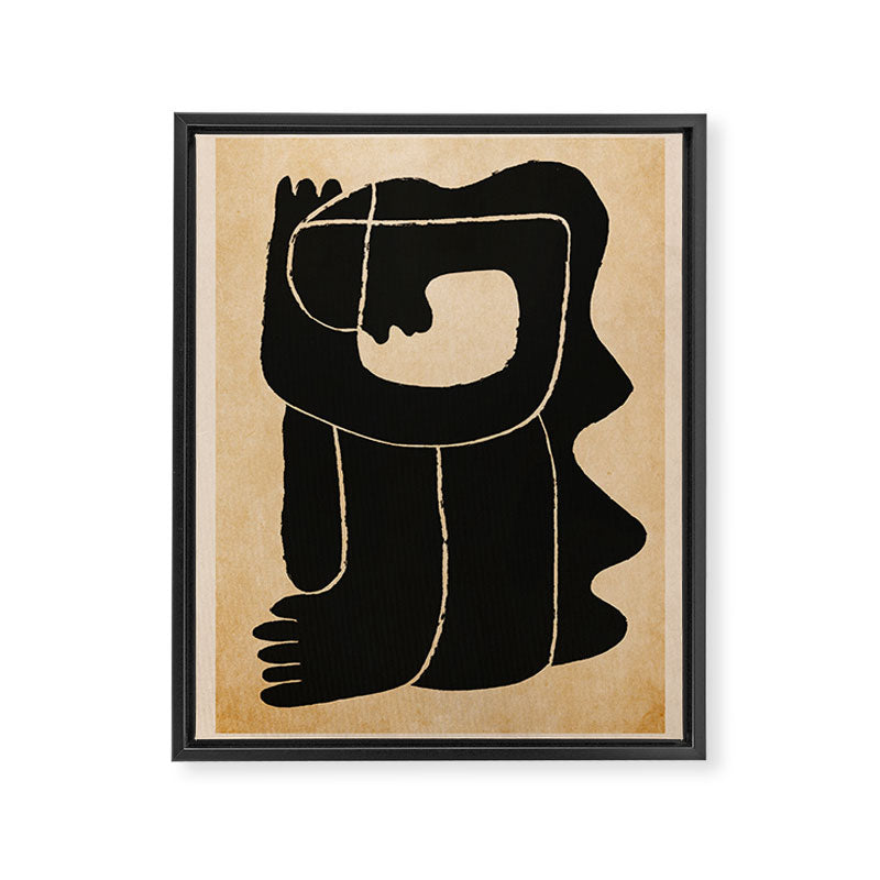 Abstract Figure  Framed Canvas Print Gallery Image 6