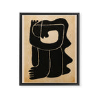 Abstract Figure  Framed Canvas Print Gallery Image 6