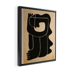 Abstract Figure  Framed Canvas Print Gallery Image 2