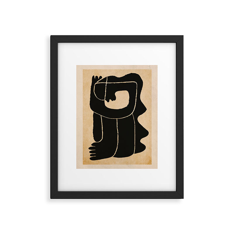 Abstract Figure  Framed Art Print Gallery Image 5