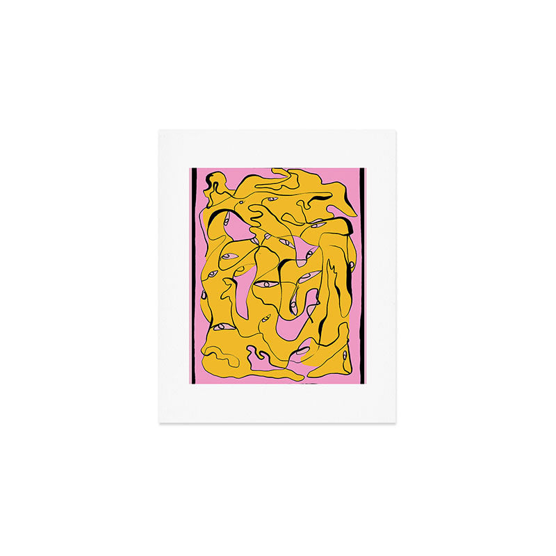 Abstract Figures 3 Art Print Gallery Image 1