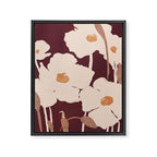 Abstract Flowers 10 Framed Canvas Print Gallery Image 6