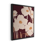 Abstract Flowers 10 Framed Canvas Print Gallery Image 2