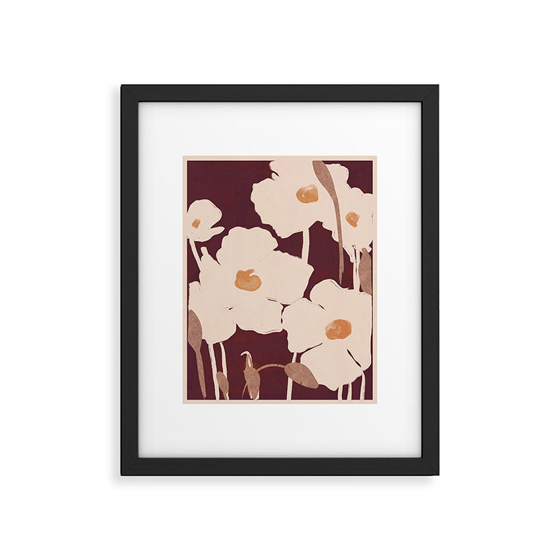 Abstract Flowers 10 Framed Art Print Gallery Image 4