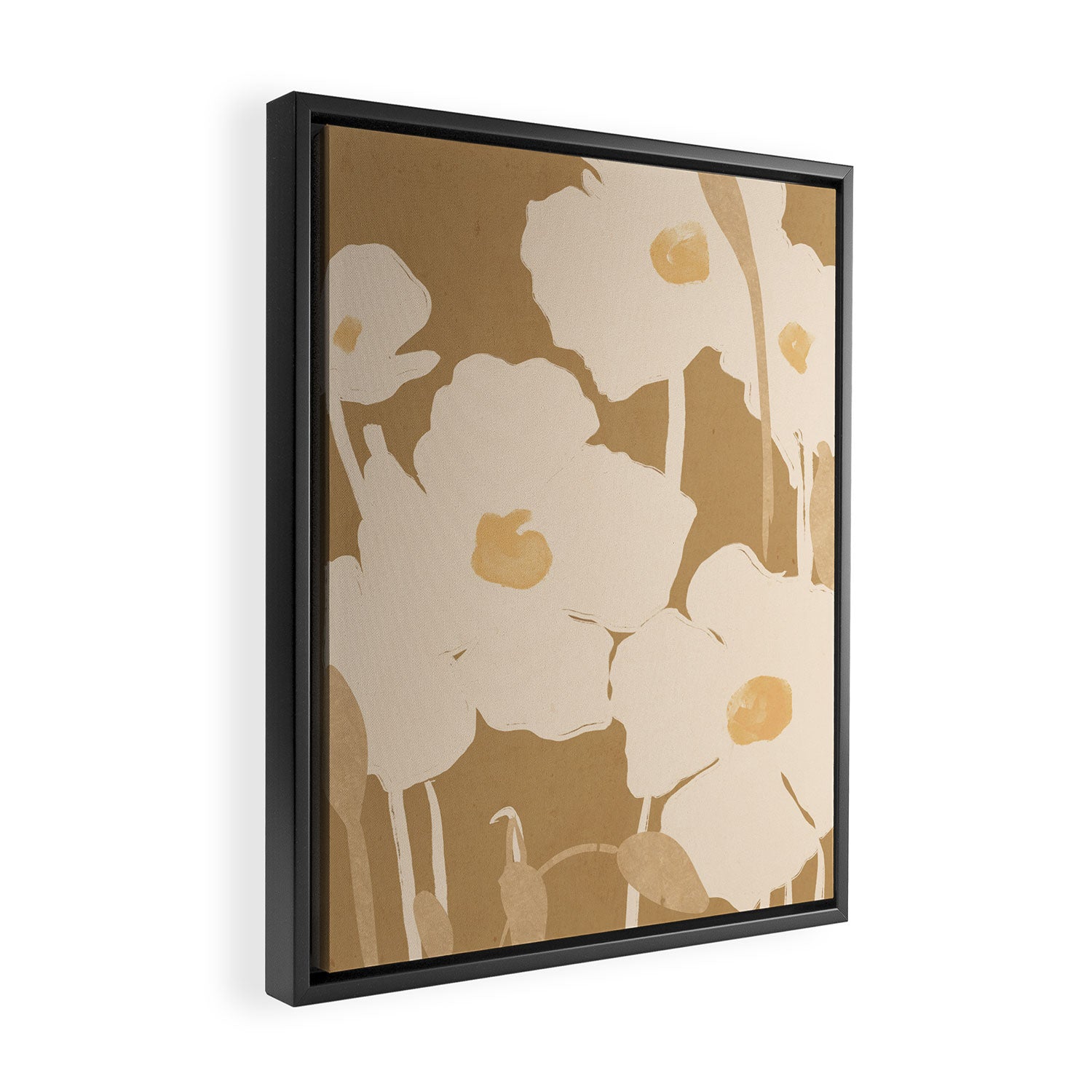 Abstract Flowers 11 Framed Canvas Print Gallery Image 2