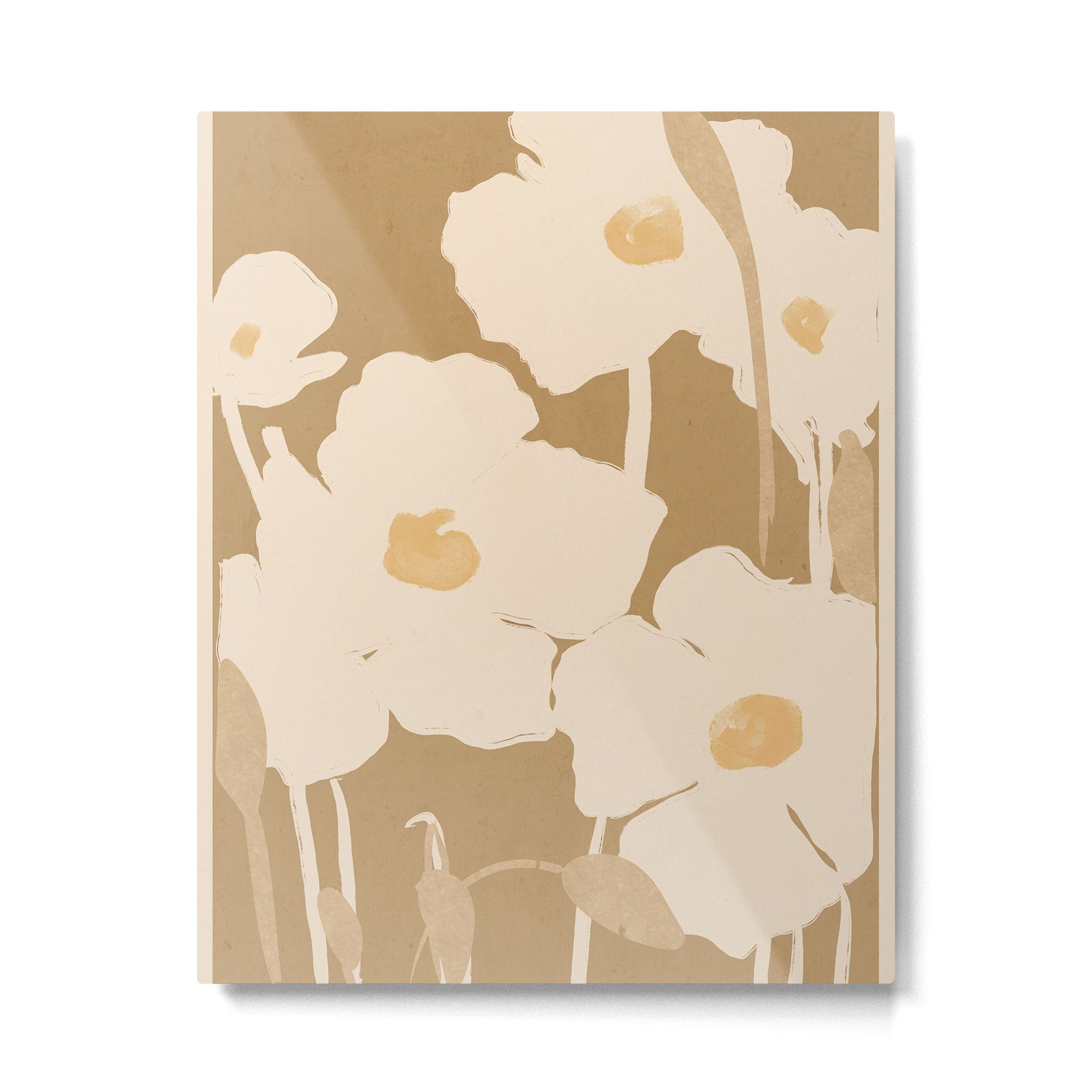 Abstract Flowers 11 Metal Print Gallery Image 4