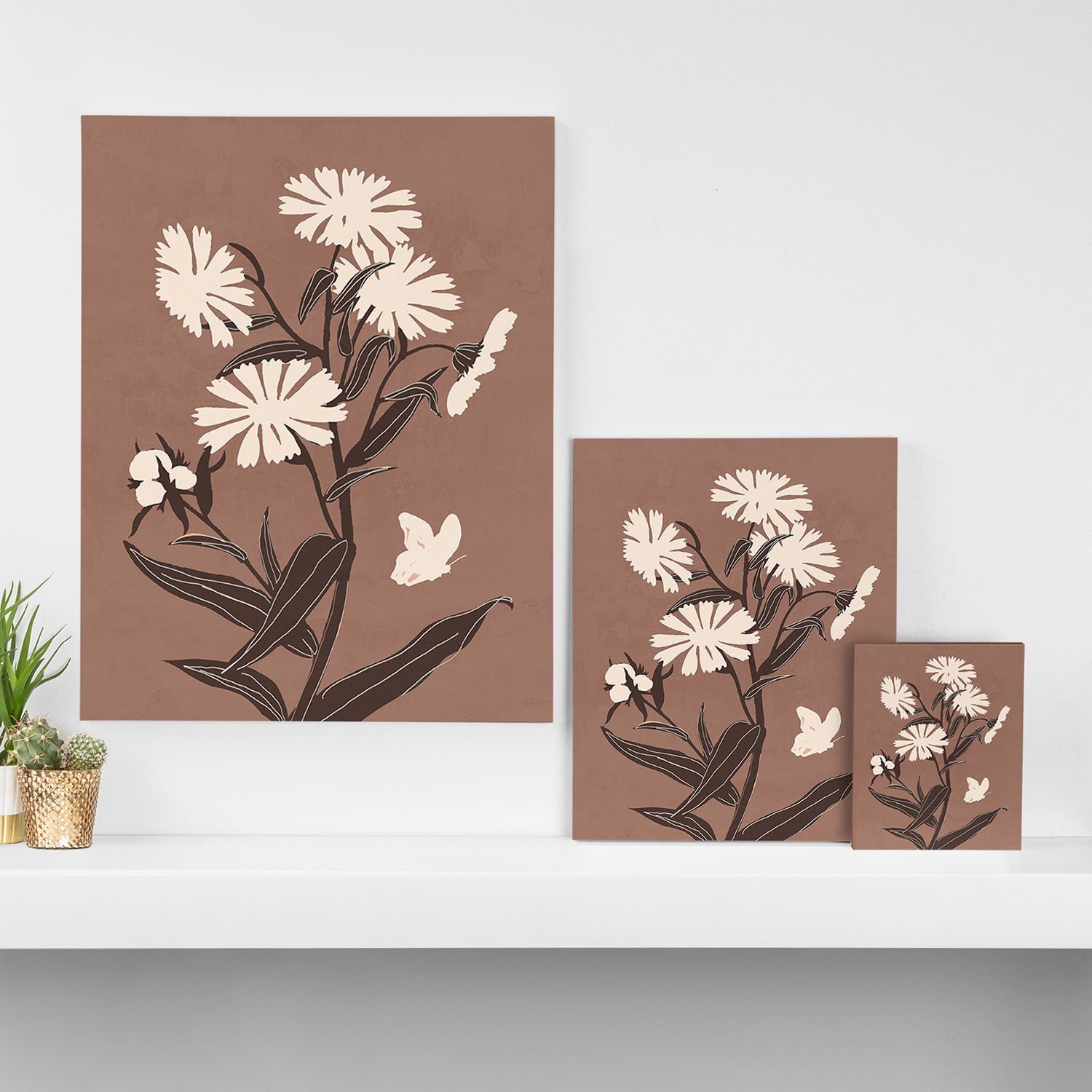 Abstract Flowers 16 Canvas Print Gallery Image 3
